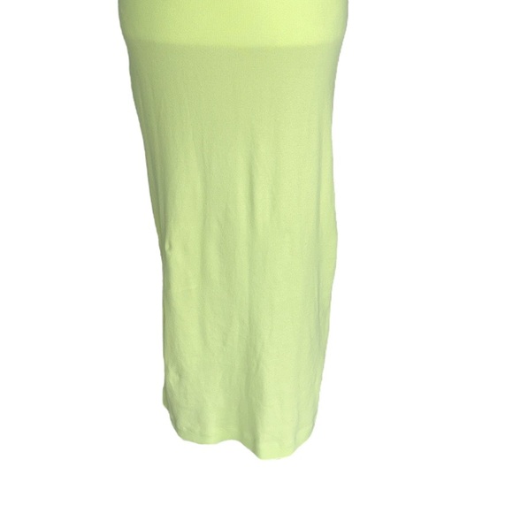 COS Yellow Green Ribbed Organic Cotton Tank Maxi Dress - S - Picture 12 of 15